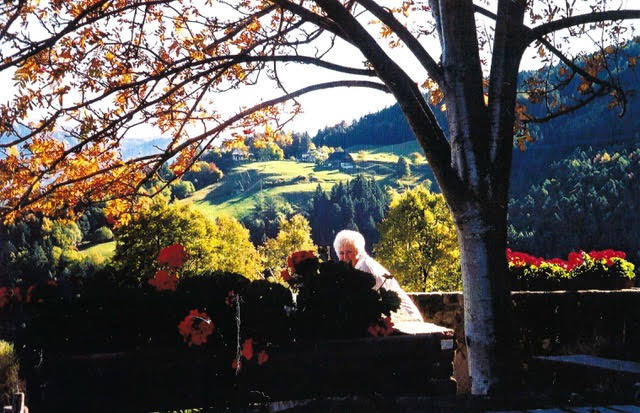 Diana enjoying the South Tirolean ambience