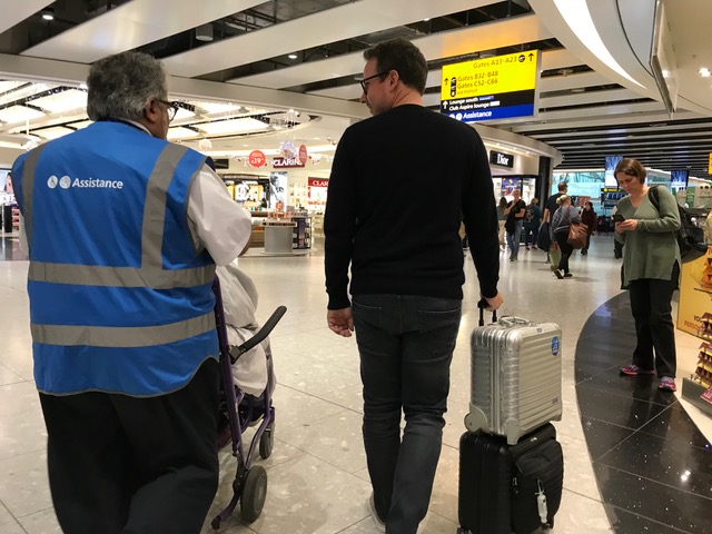 Walking through Heathrow from Author Ian Kent